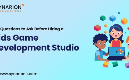 Top Questions to Ask Before Hiring a Kids Game Development Studio