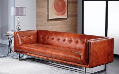 Premium 3 Seater Leather Sofa  Stylish & Durable Seating