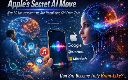 🧠 Apple’s Secret AI Move: Why 50 Neuroscientists Are Rebuilding Siri From Zero